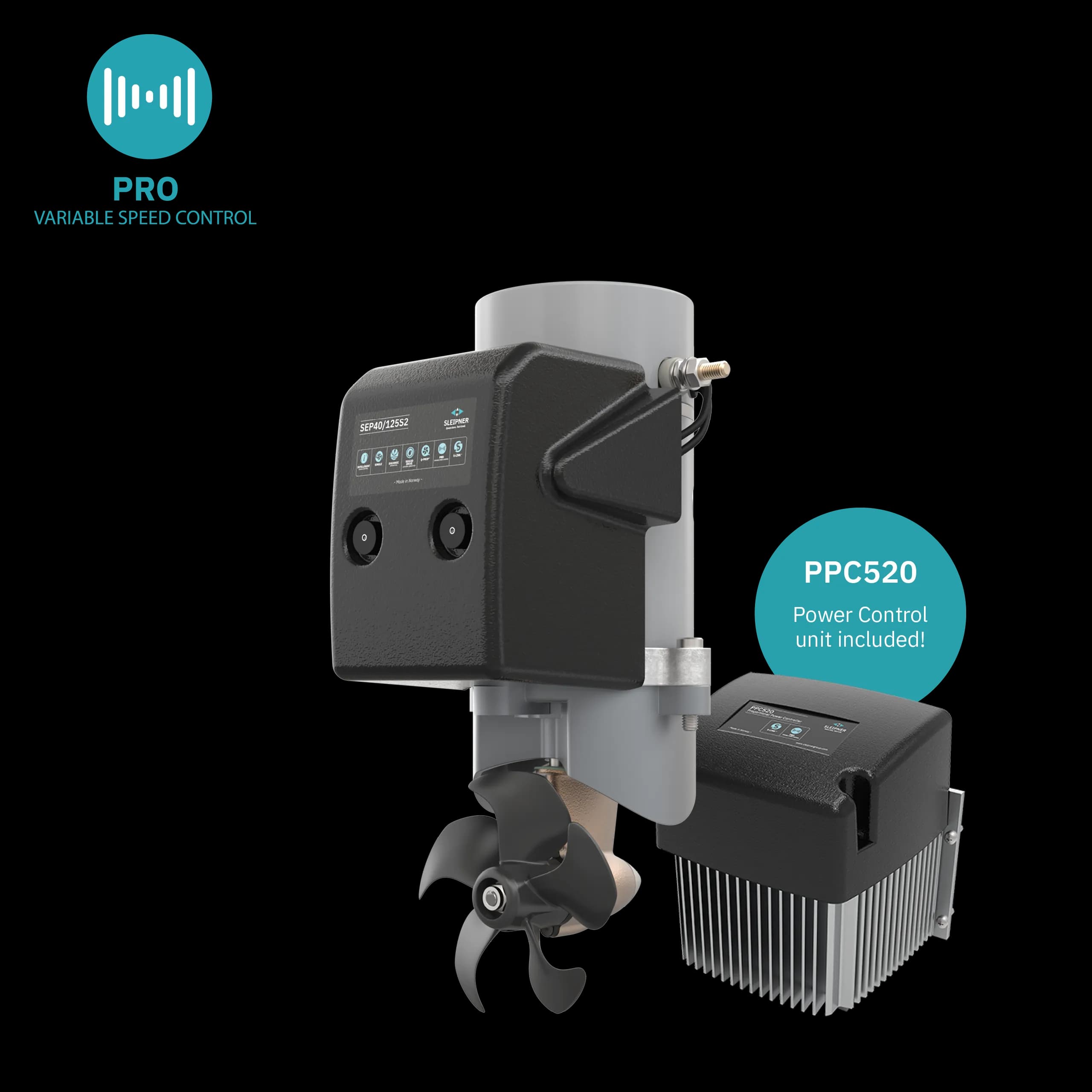 SEP40/125S 12V THRUSTER UNIT ONLY product image