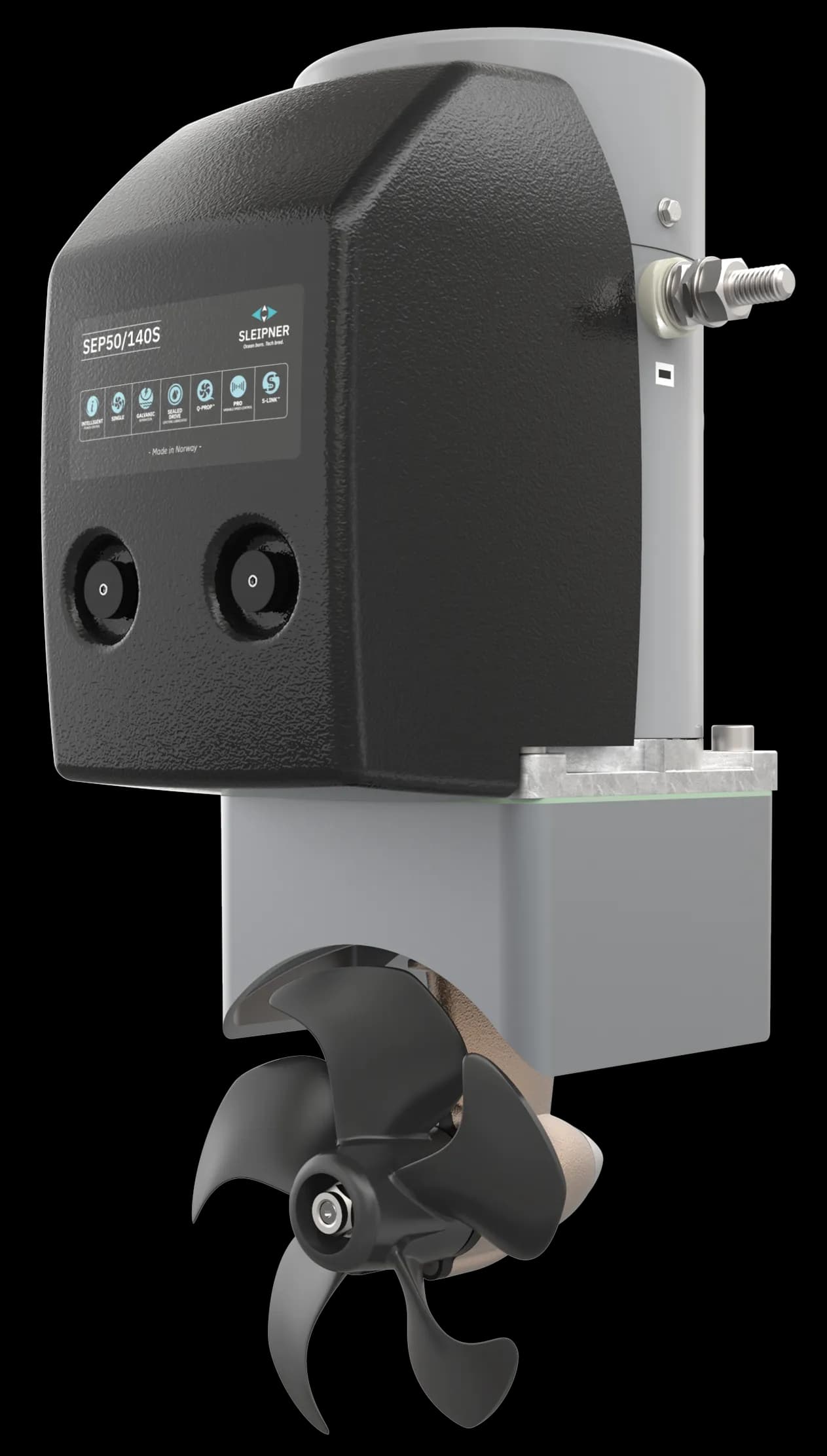SEP50/140S 12v Thruster Unit only w/2.4Kw-3.2Hp Motor-Sealed Gearleg product image