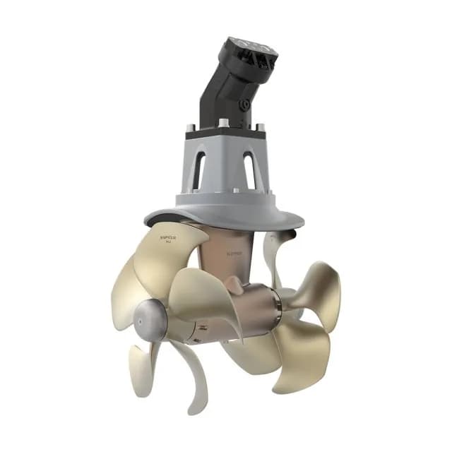 Thruster, Hydraulic, 1000 kg thrust/513 mm tunnel 180 cc piston motor, cr Bronze q-props/oilfed