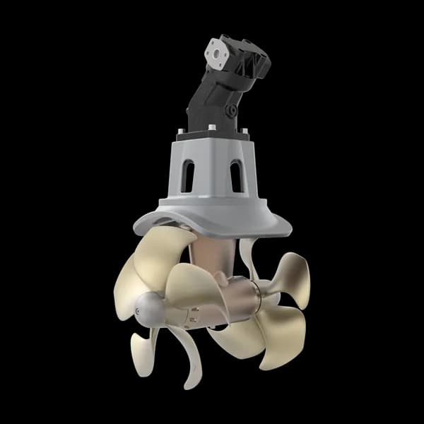 Thruster, Hydraulic, 1400 kg thrust/610 mm tunnel 160cc Piston motor, CR Bronze Q-props/oilfed leg