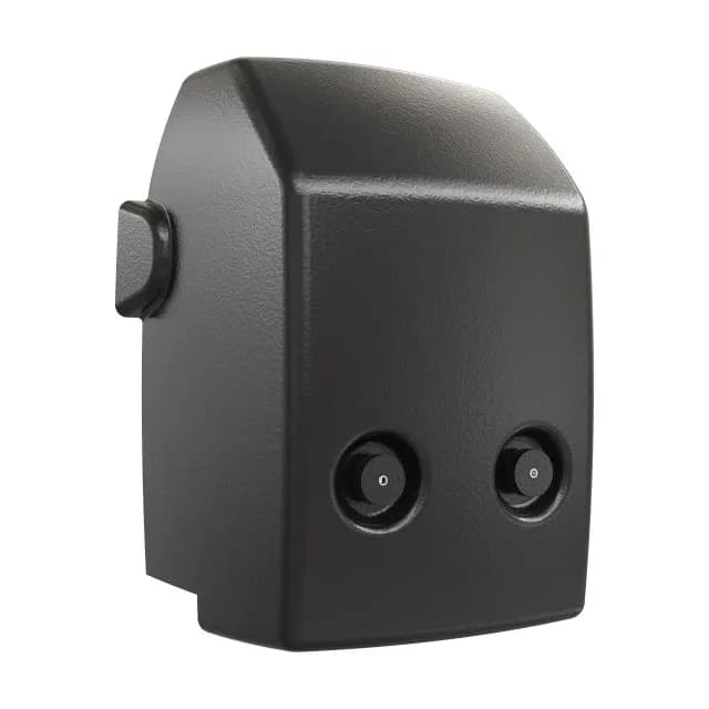 Cover, black plastic for Solenoids on SE50, SE60 older SP55, does NOT include Thumb Nuts SM68807