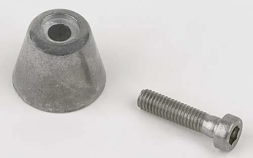 Anode Kit, Zinc with screw for older 4 & 6 hp/3-blade props, screw included