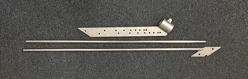 Tool, Guide Rod including piece with tunnel Ø markings and handwheels for tunnel tool (new) product image