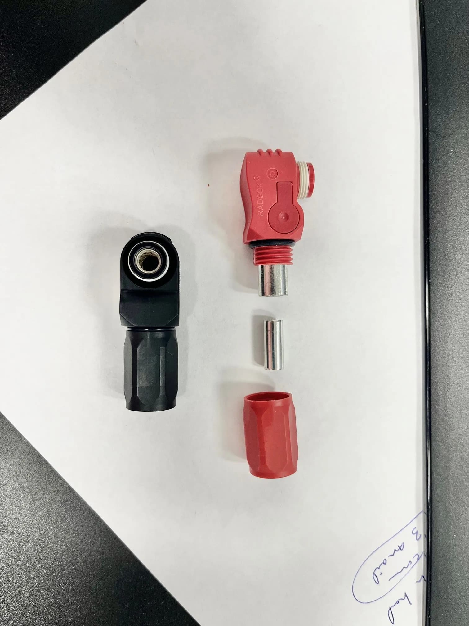 Cable End, Amphenol SurLok, Black 16/25 sq mm for SPS40E and SPS50E Actuator battery cable product image