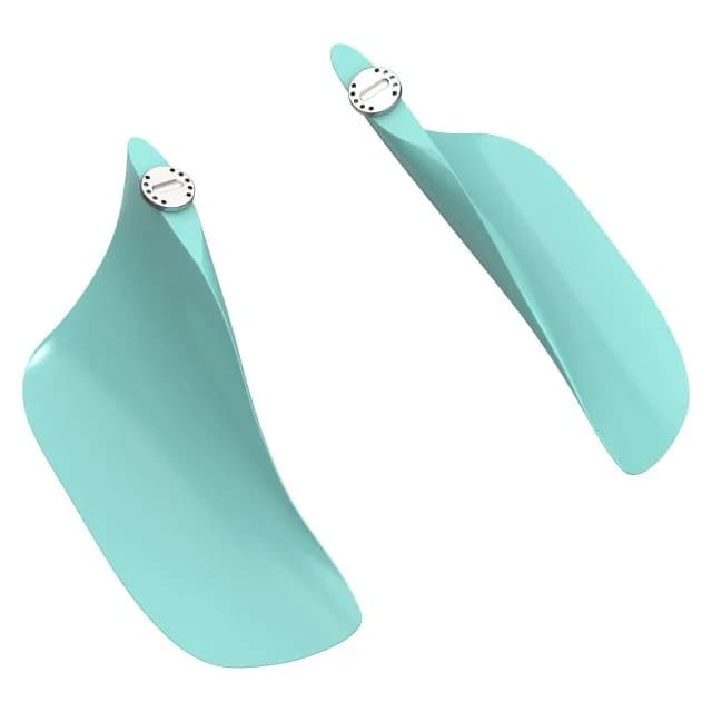 V4 stabilizer fin set equal to 1.2m2 flat fins For SPS50E actuators, boat speeds to 30 knots