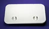 4000 Series Rectangular Hatch, Large, White 