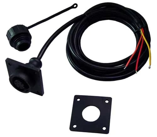 Deck Socket with Wire Lead and Cap For AA300 2-Button Hand Remote (3 pin)