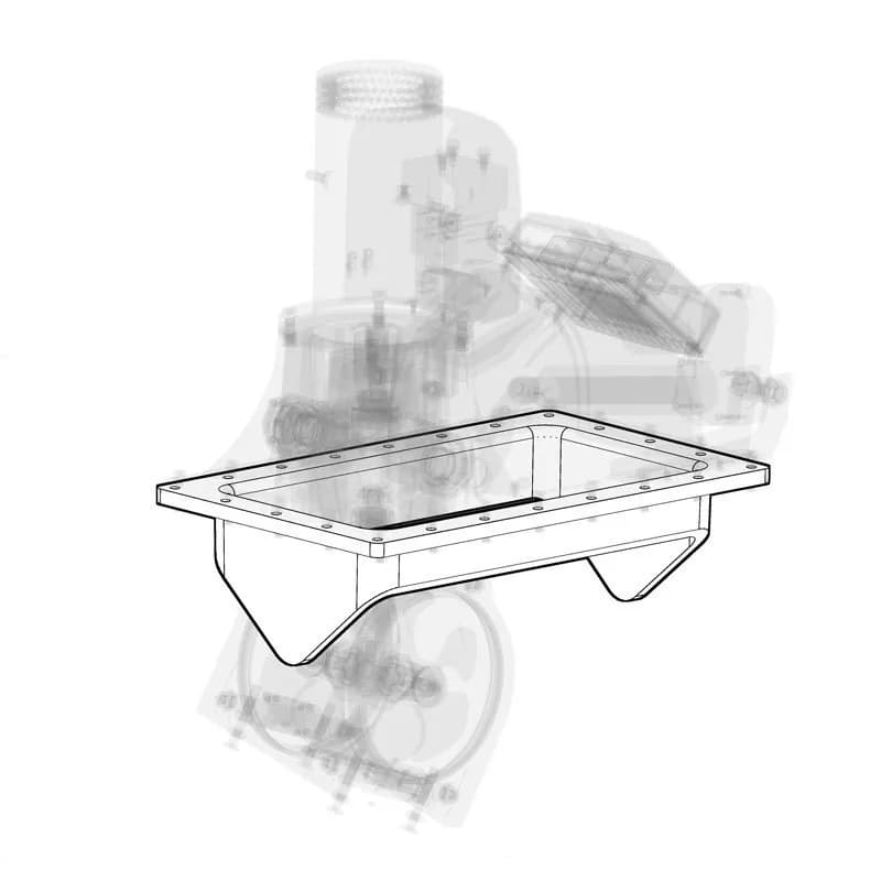Mold in Mounting Base, GRP For SR130, SR170, SR210
