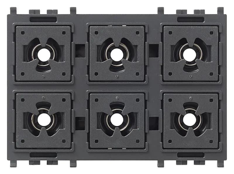 Eikon: Flat/Tondo 1P NO 24V 6-button control 3M 