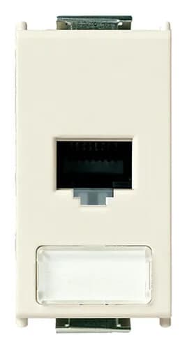 Connector: RJ45 Cat6e, UTP 110 Type, 8-Contact, Ivory  *Surcharge may apply if buying <10* product image