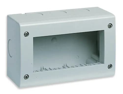 Idea IP40 Enclosure, Surface Mount, 4 Modules Grey product image