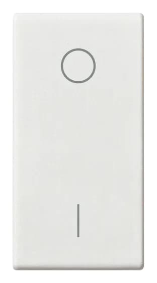 Button: 1M O/I Symbol White (For 14015.0 Switch), Plana product image