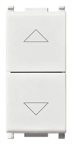 Switch: 3-Position (1-0-2), 2P2T, 10AX, With Directional Arrows, White, Plana product image