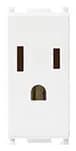 OUTLET: USA/SASO 2P+E 15A/127V WHITE, PLANA product image