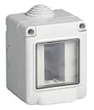 IP55 Enclosure, Surface-Mounted, 1M, Grey, Plana, Arke & Eikon Series Surcharge may apply buying <40 product image