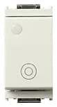 Idea Momentary Switch, 1P/1T, (NO), 10A-250V Illuminable, General Symbol, 1M, White product image