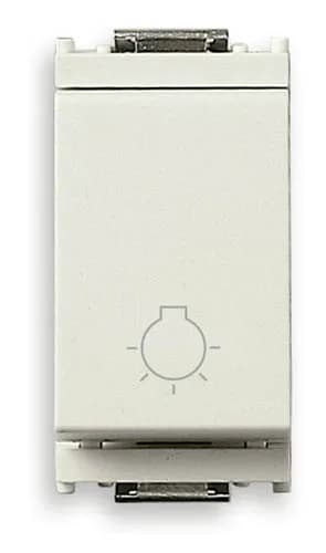Idea Momentary Switch, 1P/1T (NO), 10A, 250V Light Symbol, White product image