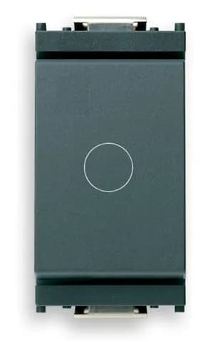 Idea Momentary Switch,1P/1T (NC)16AX Circular "Off Symbol" GREY product image