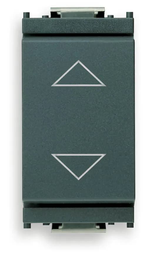 Idea Momentary Switch with Directional Arrows (NO+NO), 1P/2T, 10A, 250V, Grey product image