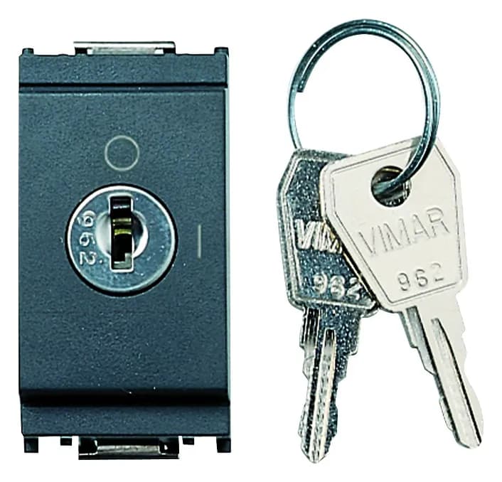 Idea, 2P, 16AX 1-Way +Key, 250V, Grey Device product image