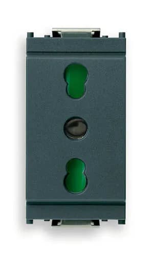 Idea Outlet, Italian/P17-11, 2P+E, 16A/250V SICURY Bpresa, Grey product image