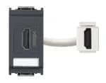 Idea HDMI Socket Connector, Multimedia Grey product image