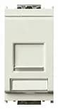 OUTLET: ADAPTER FOR RJ45 CAT.5 CONNECTORS (AMP), WHITE, IDEA product image