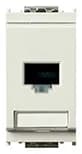 CONNECTOR: RJ45 CAT6e UTP 110 TYPE, 8-CONTACT, WHITE, IDEA product image