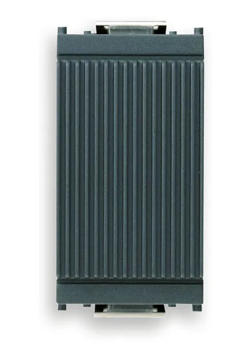 Idea Blanking Module, Grooved Front Grey product image