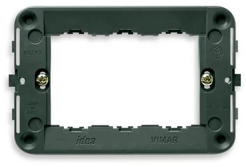 Idea Mounting Frame with Screws 3 Modules, Grey product image