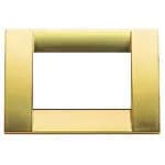 PLATE: METAL, MATTE GOLD, 3M SQUARE, IDEA product image