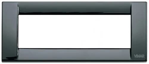 PLATE: METAL, BLACK, 6M SQUARE, IDEA product image