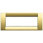 PLATE: METAL, POLISH GOLD, 6M SQUARE, IDEA product image