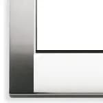 Idea Square Cover Plate, Die-Cast Metal Brushed Nickel 34, 6 Modules product image