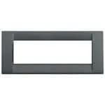 Plate: Metal, Slate Grey, 6 Module, Square, For Idea Series product image