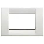 Idea Square Cover Plate, Technopolymer Bright White 01, 3 Modules product image