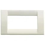 Idea Square Cover Plate, Technopolymer Idea White 04, 4 Modules product image