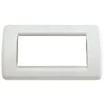 Idea Round Cover Plate, Technopolymer Idea White 04, 4 Modules product image