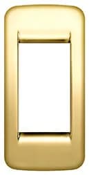 PLATE: METAL, POLISH GOLD, 1M PANEL, ROUND, IDEA product image
