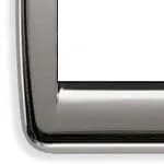 Idea Round Cover Plate, Die-Cast Metal Brushed Nickel 34, 2 Modules product image