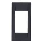 Idea Square Cover Plate, Technopolymer Graphite Grey 15, 1 Module product image