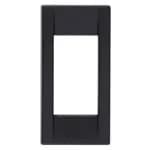 Idea Square Cover Plate, Technopolymer Black 16 1 Module product image