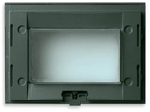 Idea Mounting Frame with Screws and IP55 Clear Cover, 3 Modules, Grey product image