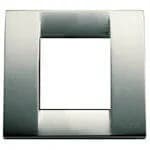 PLATE: METAL, BRUSH NICKEL, 2M RDCD (1M STD), SQUARE, IDEA product image