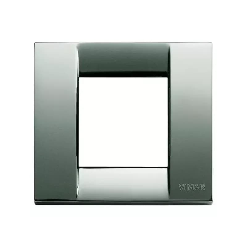PLATE: METAL, CHROME, 2M RDCD (1M STD), SQUARE, IDEA product image