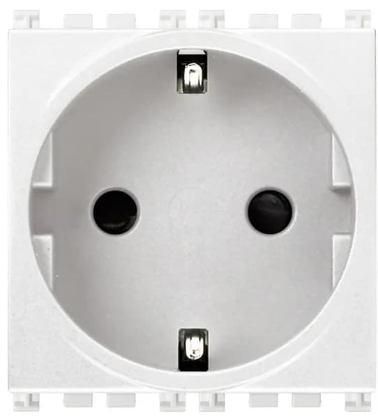 Arke 2P+E 16A German SICURY Outlet White product image