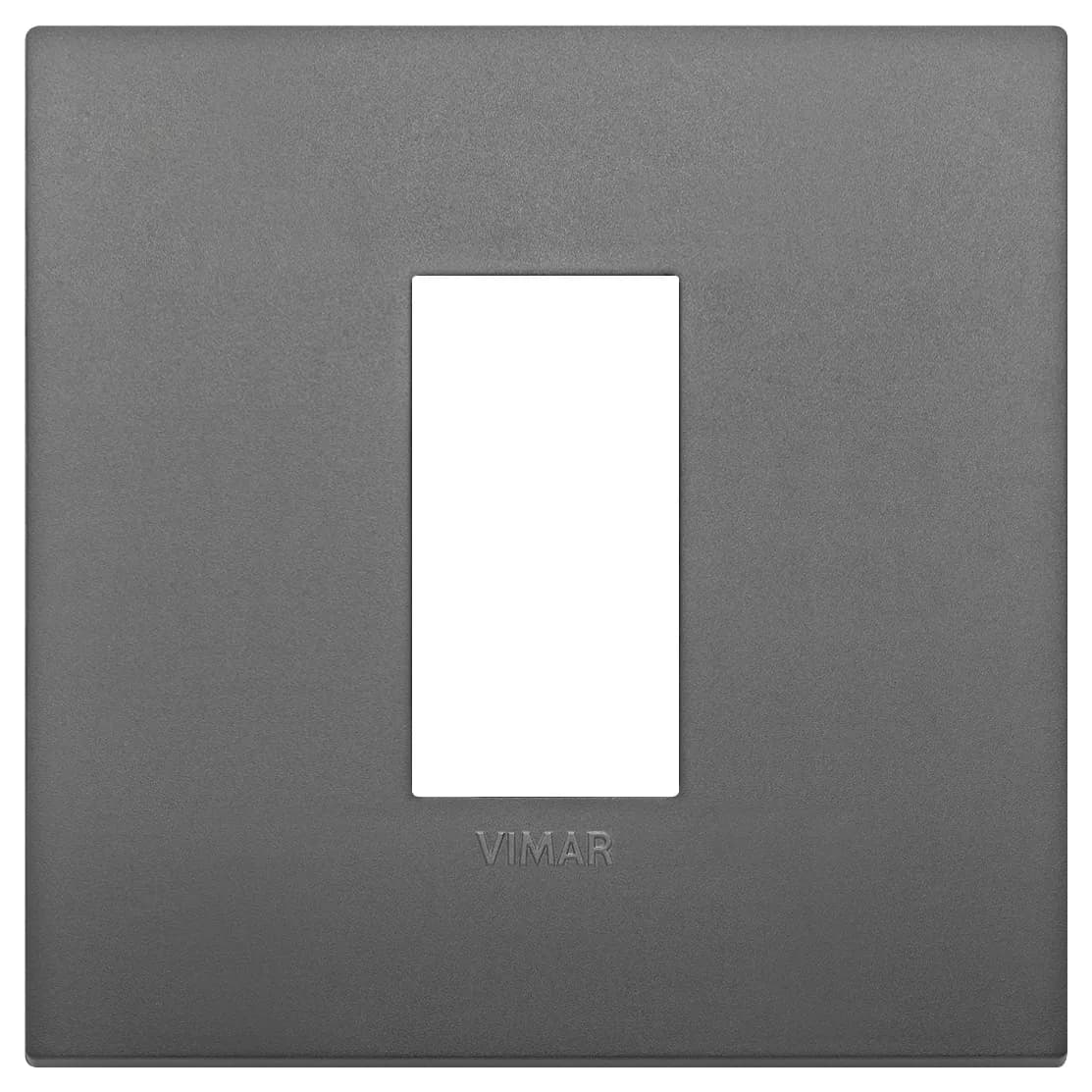 Arke: Cover Plate 1 Module, Grey, Technopolymer, Classic product image