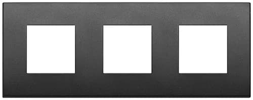 Arke: Cover Plate 6M (2+2+2) Metal, Matt Graphite  product image