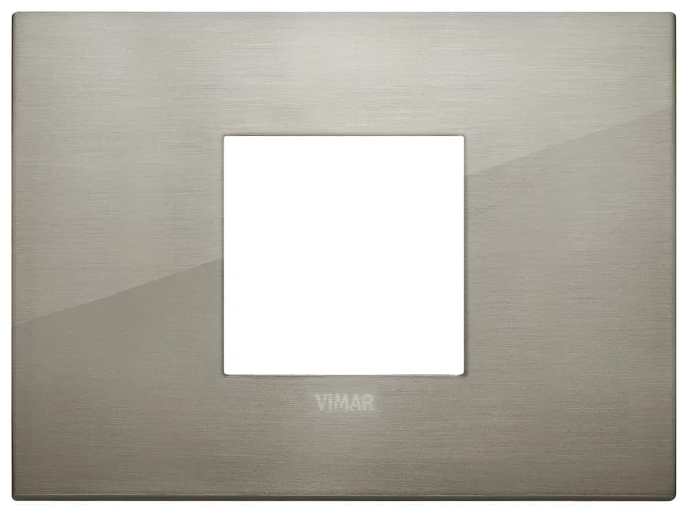 ARKE CLASSIC COVER PLATE BRUSHED INOX #8 2M CENTERED product image