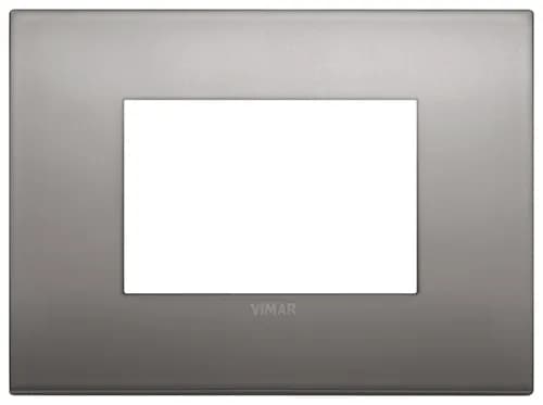 Arke: Classic Plate 3-Module Metal, Black Nickel product image